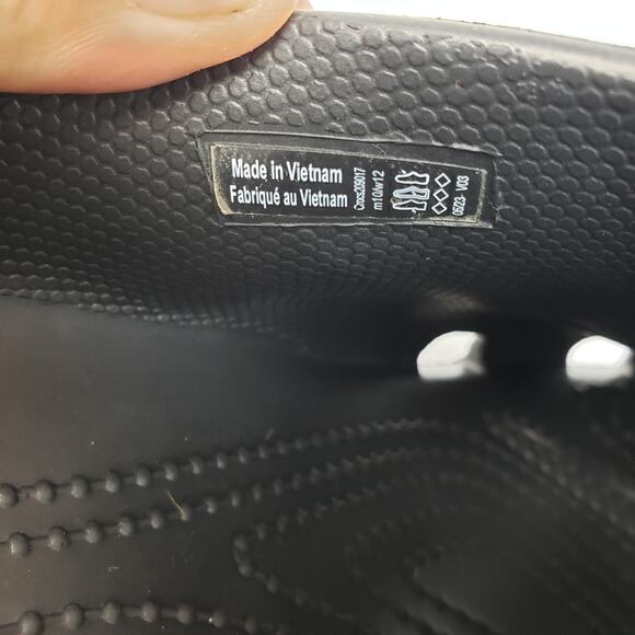 Crocs Siren Studded Clog Mens Sz 10 Womens Sz 12 Black Platform Clog Shoes - Picture 13 of 13